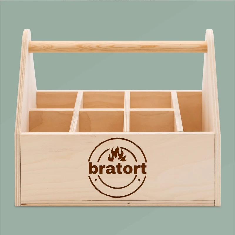 Grill-Caddy aus Holz - bratort