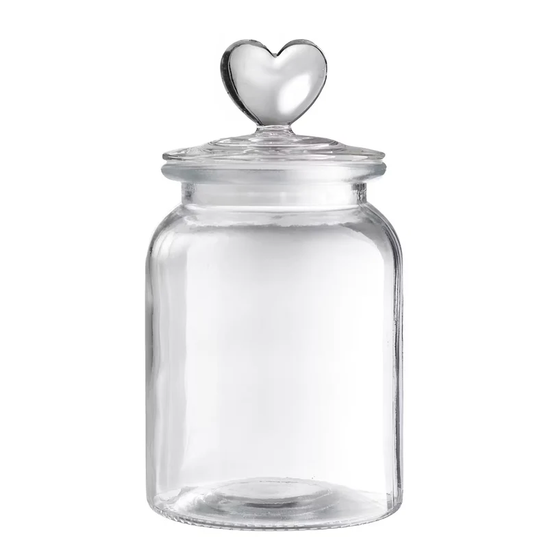 SWEET HEART Aufbewahrungsglas Herz 4er-Set