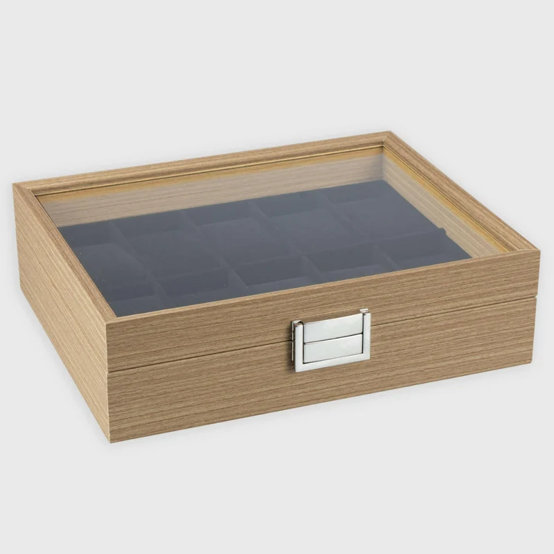 Uhrenbox aus MDF - 10 Fächer