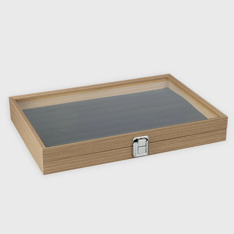 Schmuckkasten für Ringe aus MDF - 7 Slots