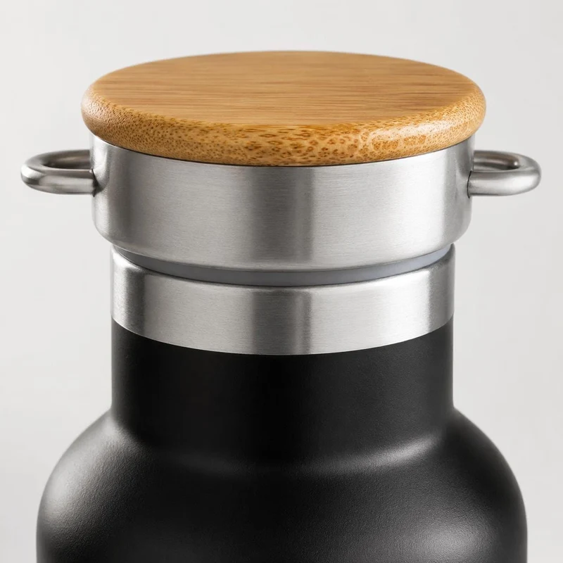 Personalisierte Thermoflasche mit Namen – Edelstahl Isolierflasche mit Gravur