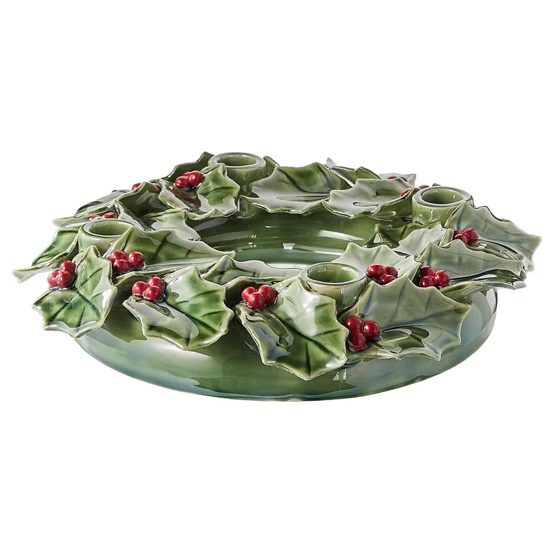 ILEX Adventskranz für 4 Stabkerzen
