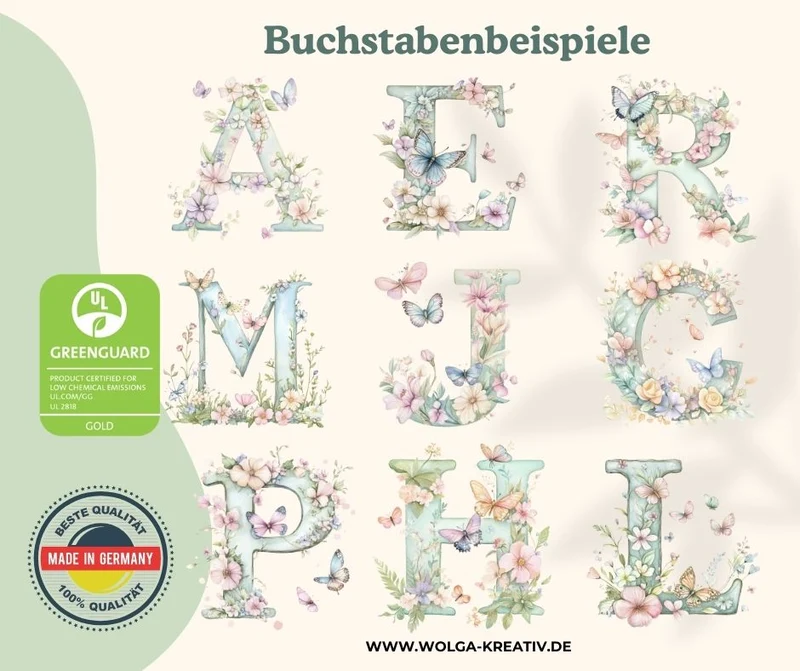Personalisierte Brotdose mit Namen Blume für Kinder Kindergarten Schule