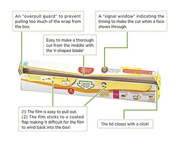 Krewrap Plastic Wrap Red (22cm x 50m)