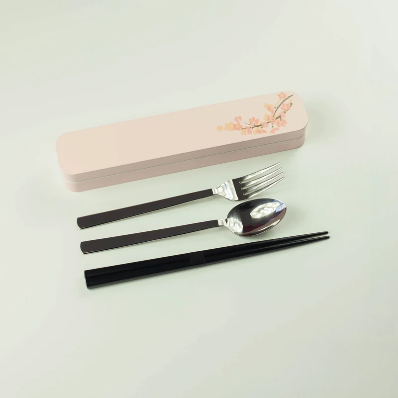 Sakura Cutlery Set | Pink