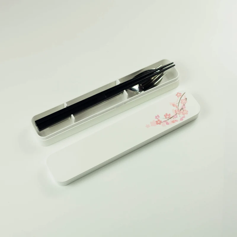 Sakura Cutlery Set | White