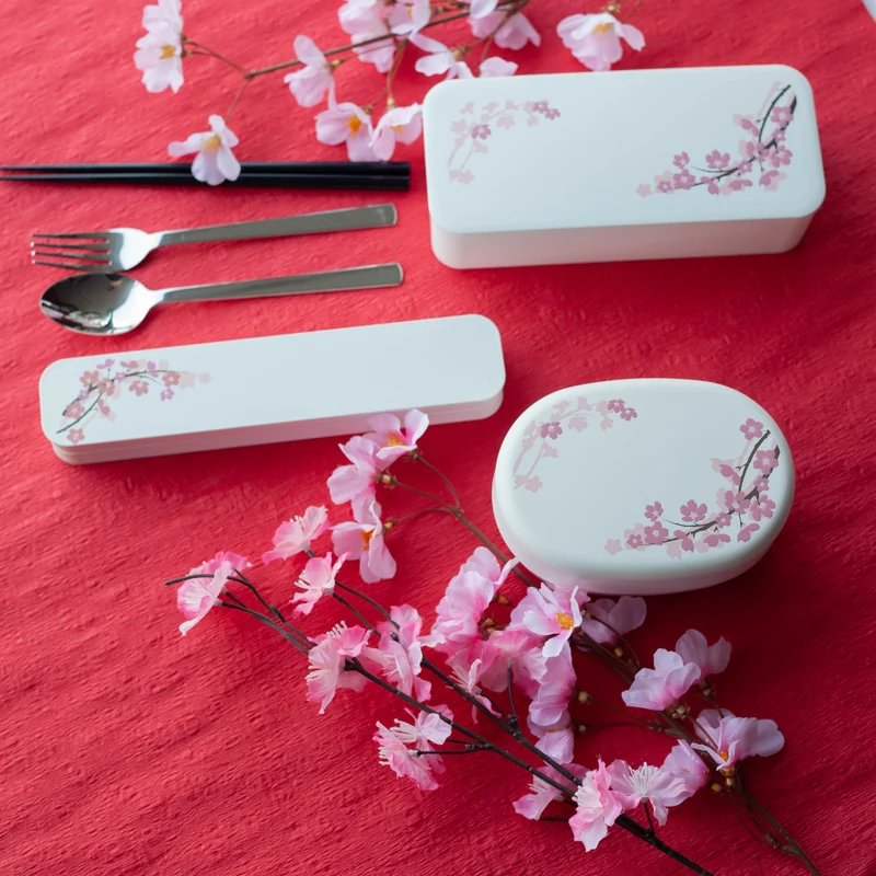 Sakura Cutlery Set | White