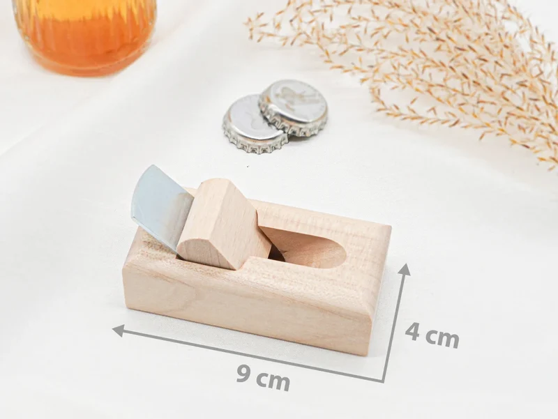 Flaschenöffner aus Holz mit Gravur "Prost Papa" – Persönliches Geschenk für Vatertag, Geburtstag oder Weihnachten
