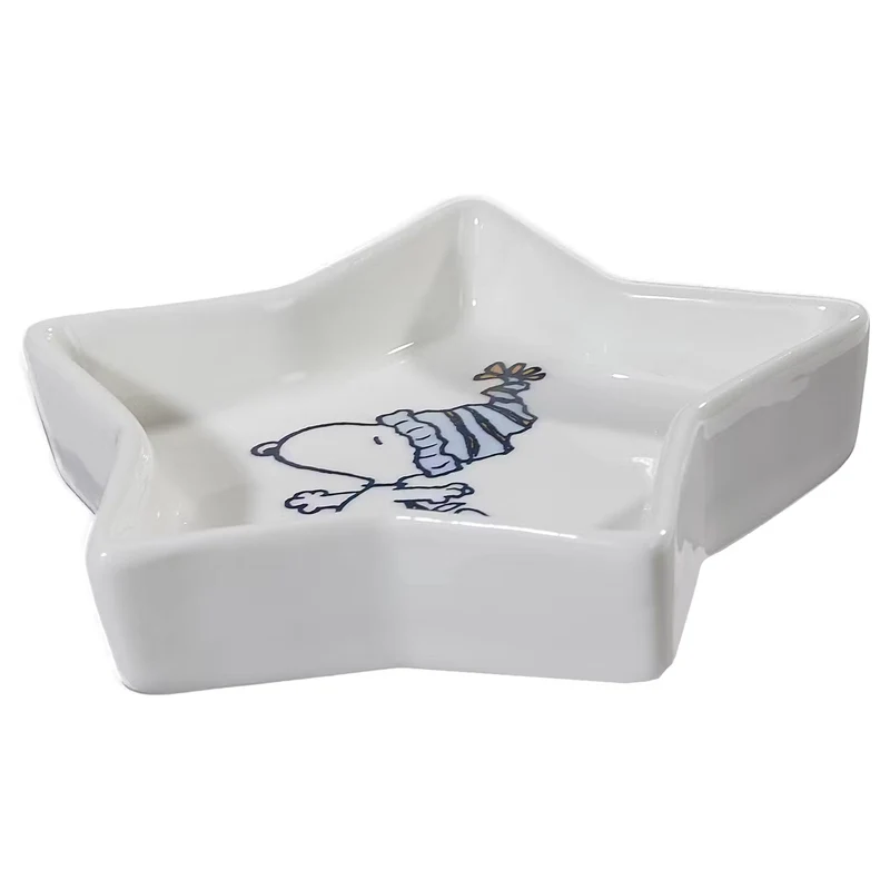 PEANUTS Schmuckteller Stern Snoopy Mütze