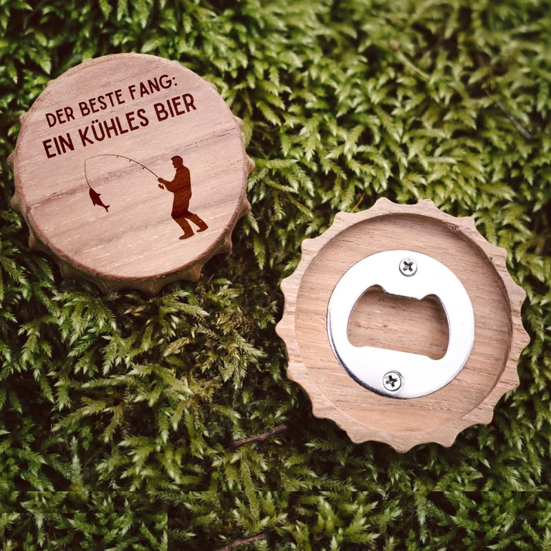 Bierdeckel Flaschenöffner - Der Beste Fang