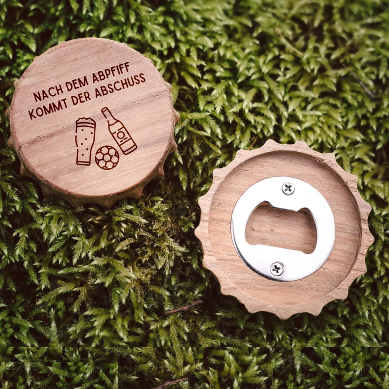 Bierdeckel Flaschenöffner - Abpfiff Abschuss