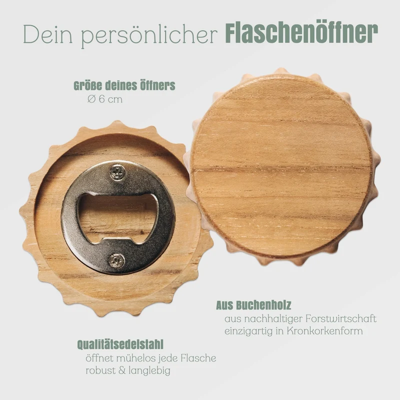 Bierdeckel Flaschenöffner - Abpfiff Abschuss