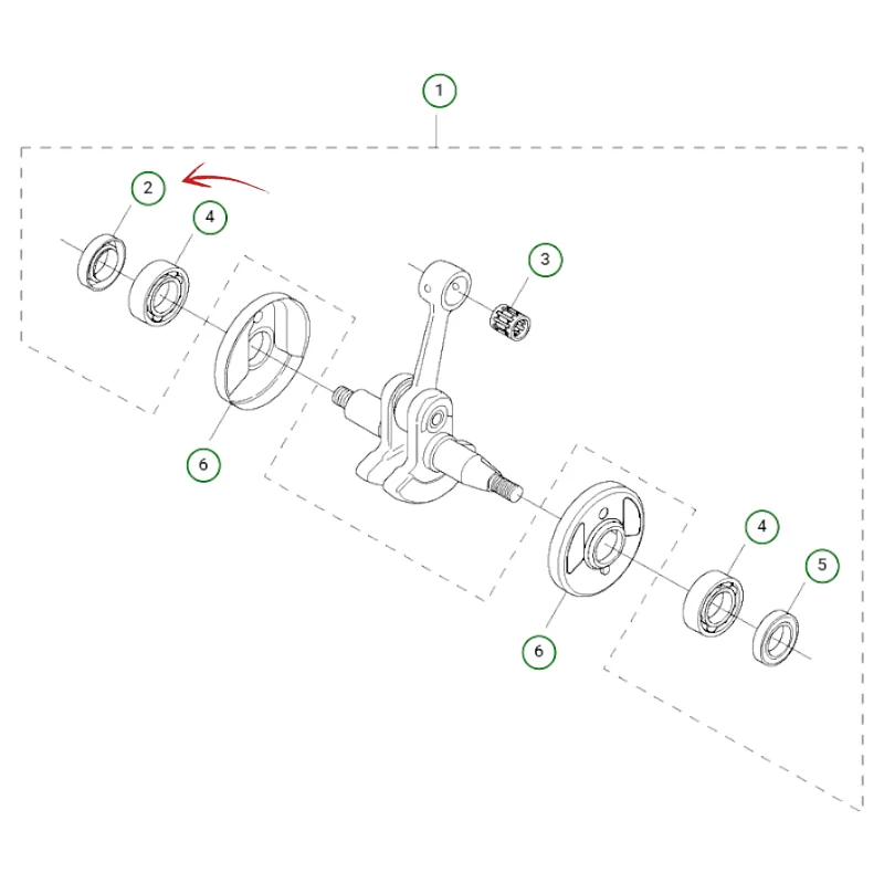 PARAOLIO HUSQVARNA 15X26X6
