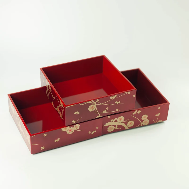 Ume Picnic Bento Box | Red (15cm)