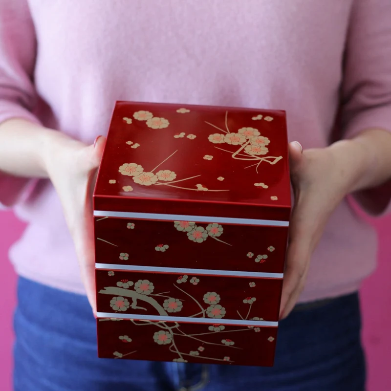 Ume Picnic Bento Box | Red (15cm)