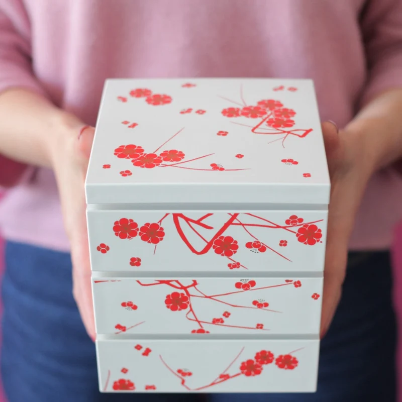 Ume Picnic Bento Box | White (15cm)