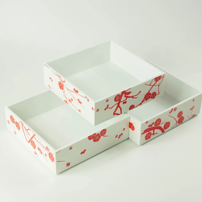 Ume Picnic Bento Box | White (15cm)