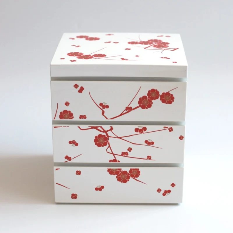 Ume Picnic Bento Box | White (15cm)