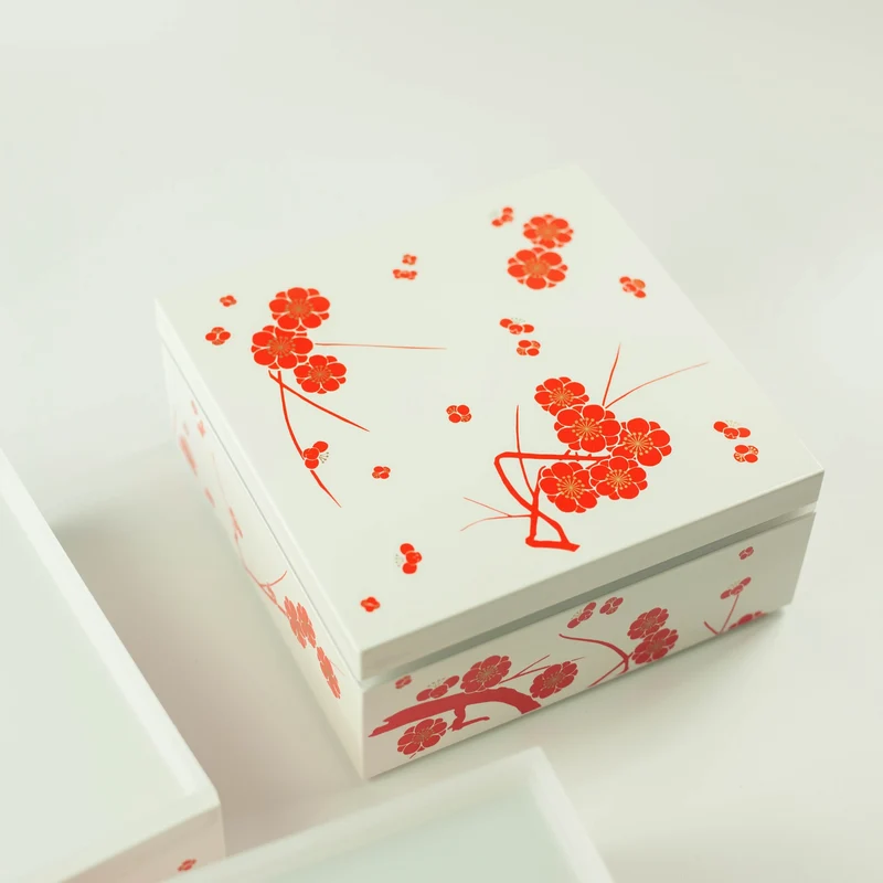 Ume Picnic Bento Box | White (15cm)