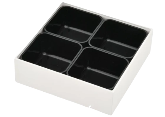 Inner Compartment Set for 18cm Ojyu Picnic Box | Black