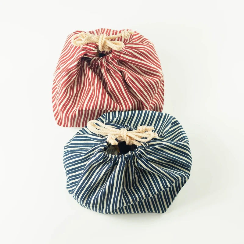Tokusa Stripes Bento Bag | Navy