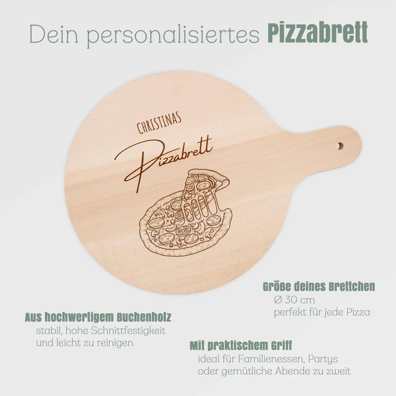 Pizzabrett - Pizzastück