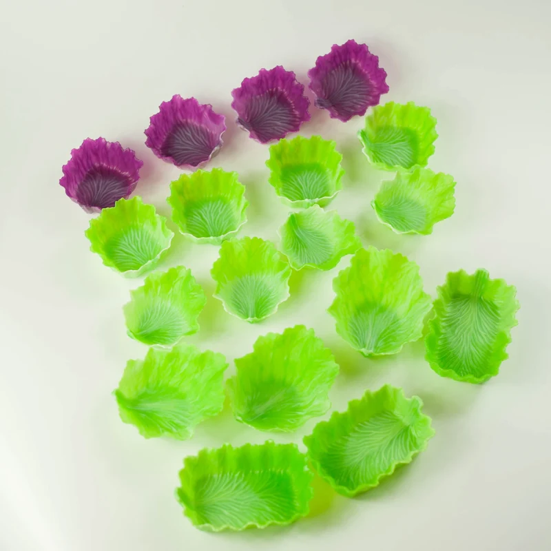 Green Veggie Cups | Square