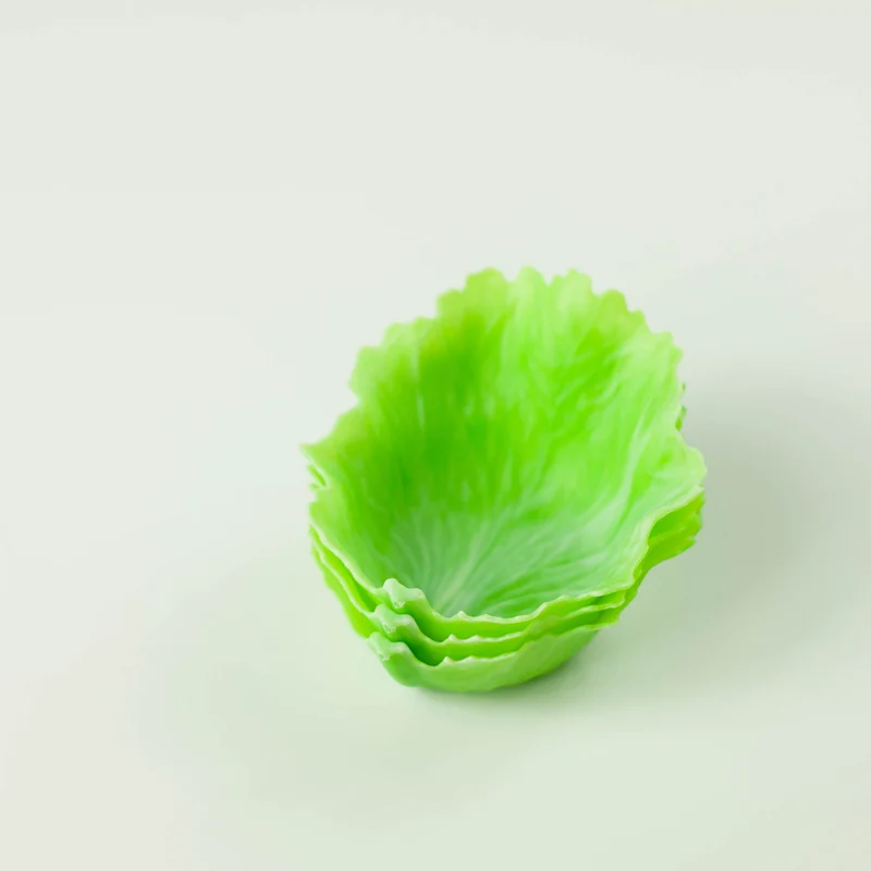 Green Veggie Cups | Leaves