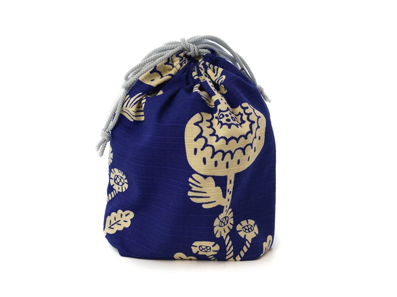 Original Furoshiki Bag | Chrysanthemum (Blue)