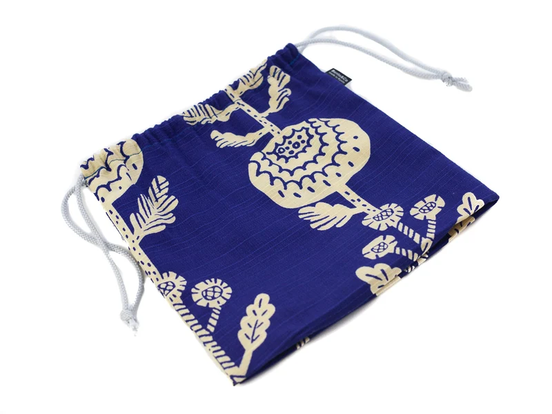 Original Furoshiki Bag | Chrysanthemum (Blue)