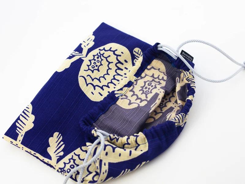 Original Furoshiki Bag | Chrysanthemum (Blue)