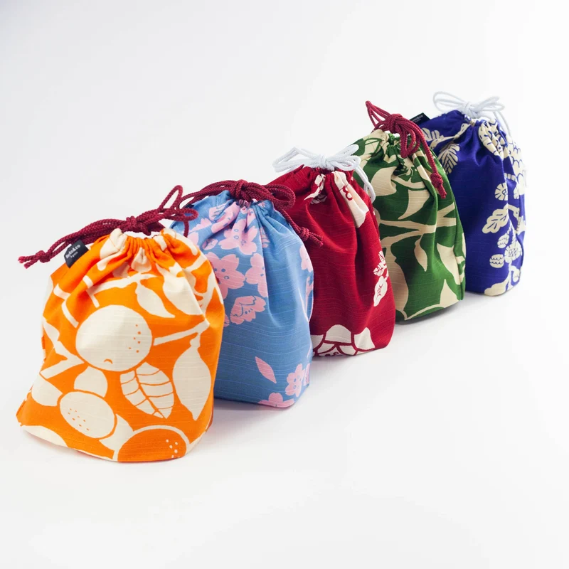 Original Furoshiki Bag | Chrysanthemum (Blue)