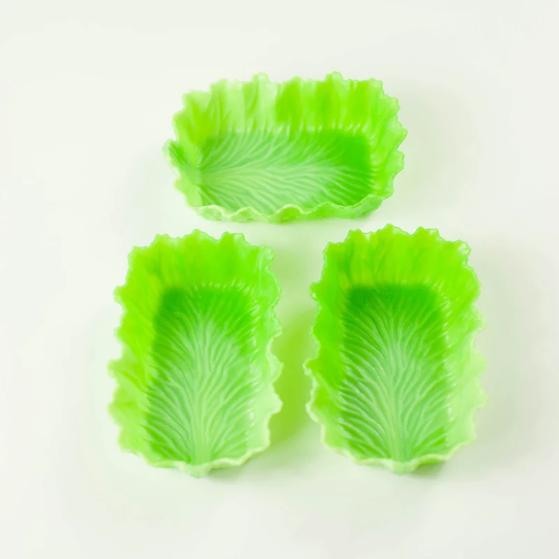 Green Veggie Cups | Rectangle