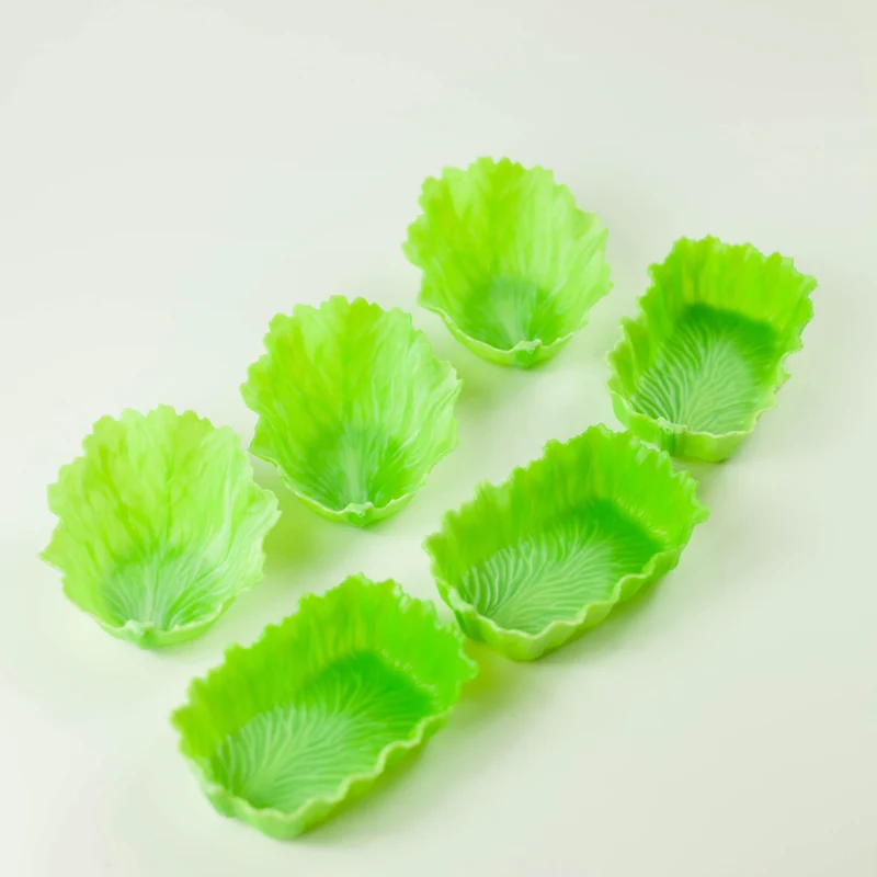 Green Veggie Cups | Rectangle