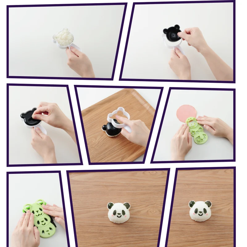 Omusubi Panda Mold Set