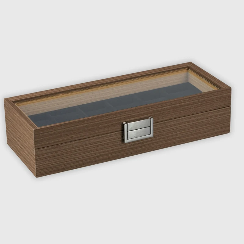 Uhrenbox aus MDF - 6 Fächer