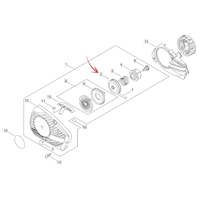 AVVOLGIFUNE MOTOSEGA ECHO CS 280-281-325-360-361-362-420