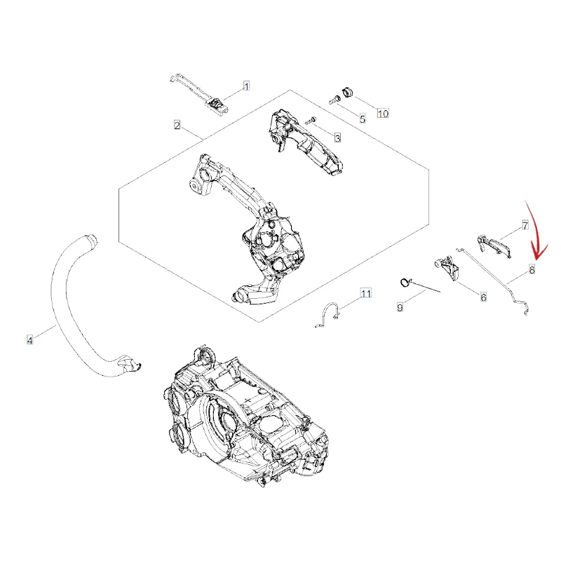 ASTINA ACCELERATORE MOTOSEGA ECHO CS 2511TES
