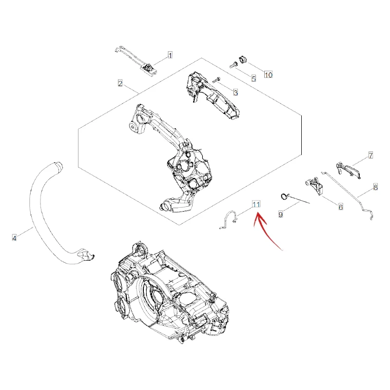 GANCIO PER MOTOSEGA ECHO CS 2511TES