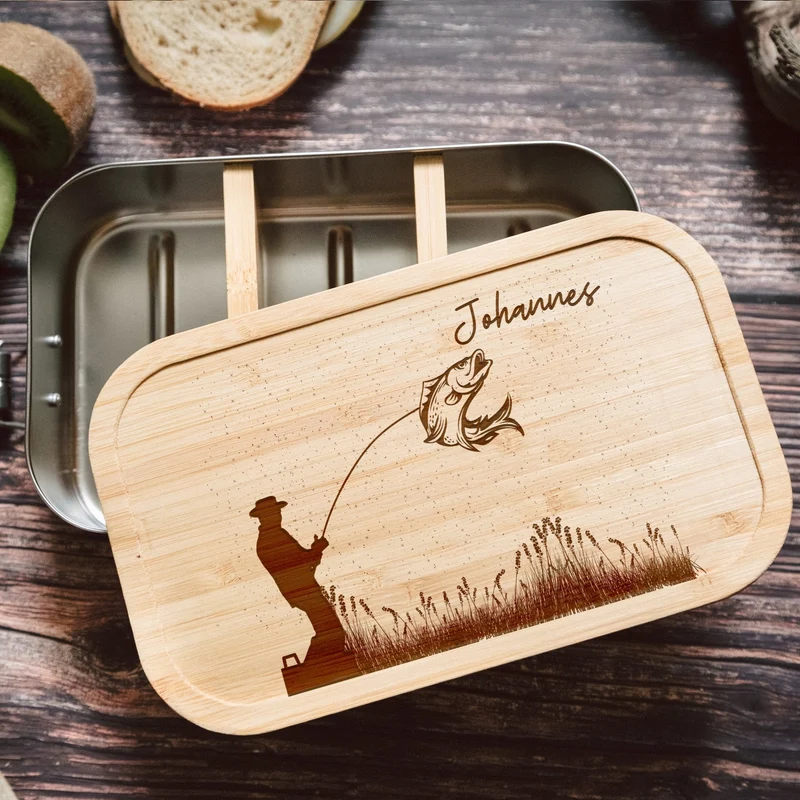 Brotdose Edelstahl - Angler