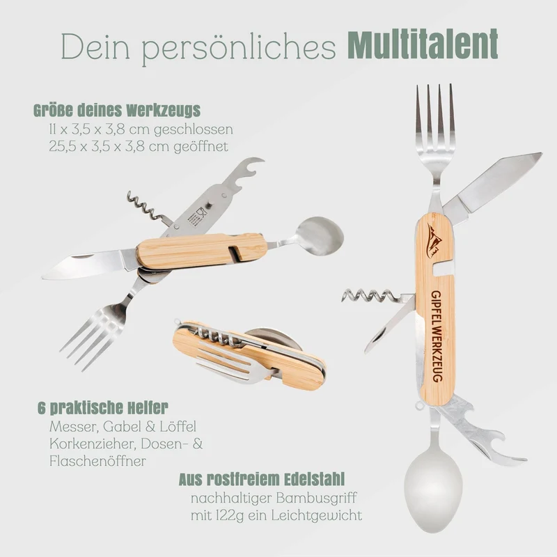 Campingbesteck - Gipfelbegleiter