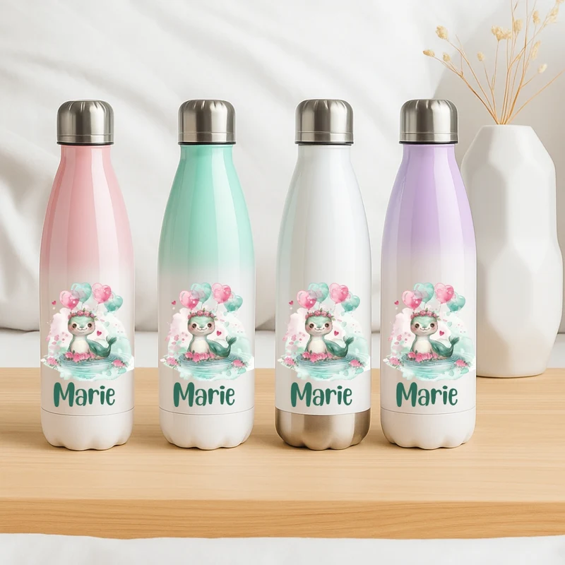 Kinder Trinkflasche – Grüne Tierchen Motive