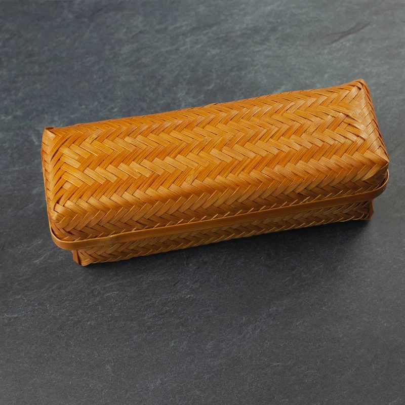 Woven Bamboo Bento Box | Long