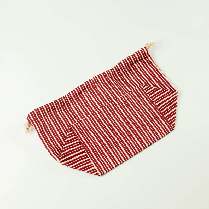 Tokusa Stripes Bento Bag | Red
