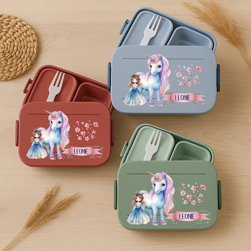 Vesperdose Mepal mit Einhorn Motiven