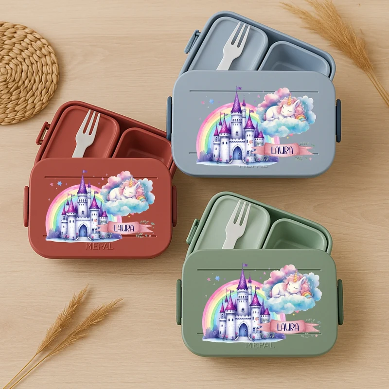 Vesperdose Mepal mit Einhorn Motiven