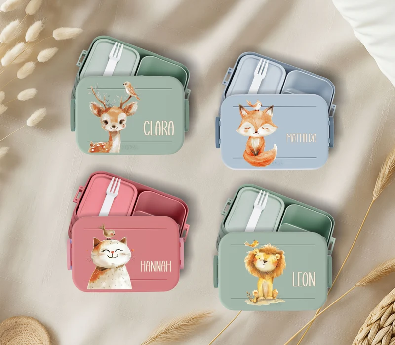 Lunchbox Mepal mit Tier Motiven