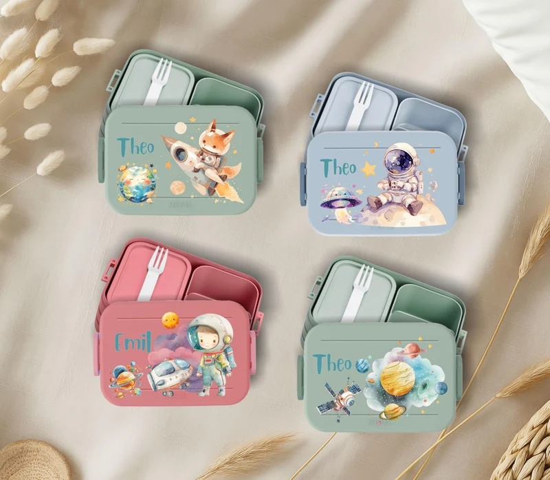 Lunchbox Mepal bento mit Weltall Motiven