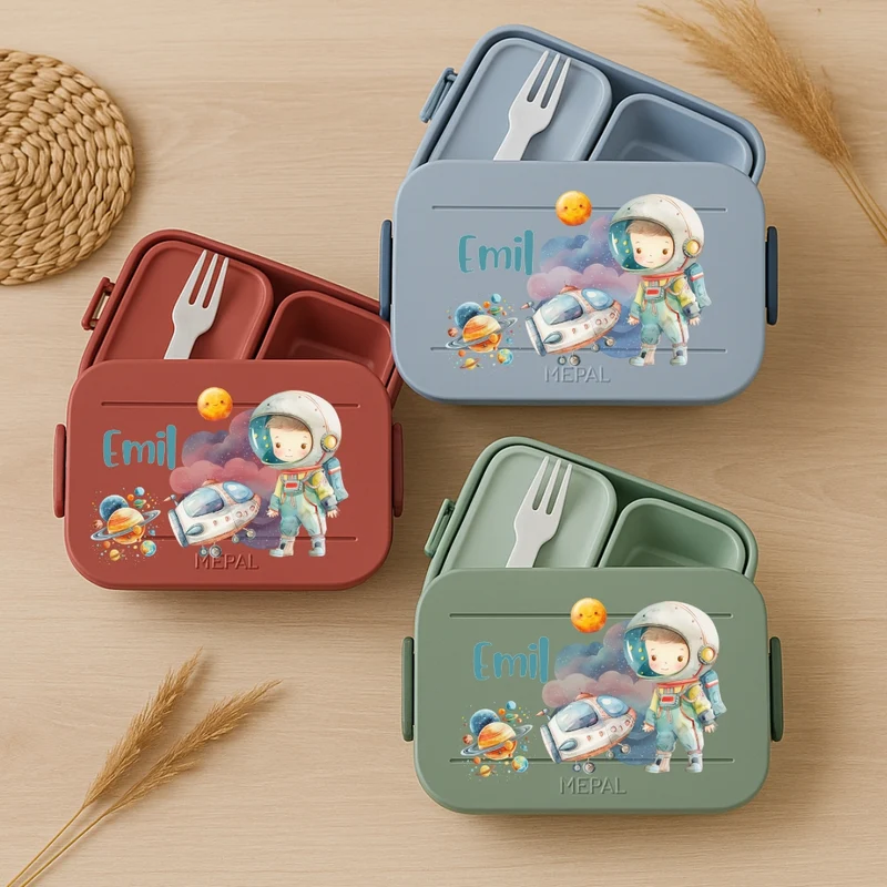 Lunchbox Mepal bento mit Weltall Motiven