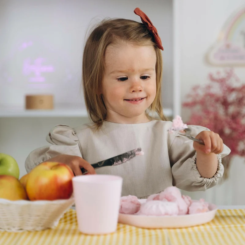Kinderbesteckset mit Gravur - Regenbogen Motiv